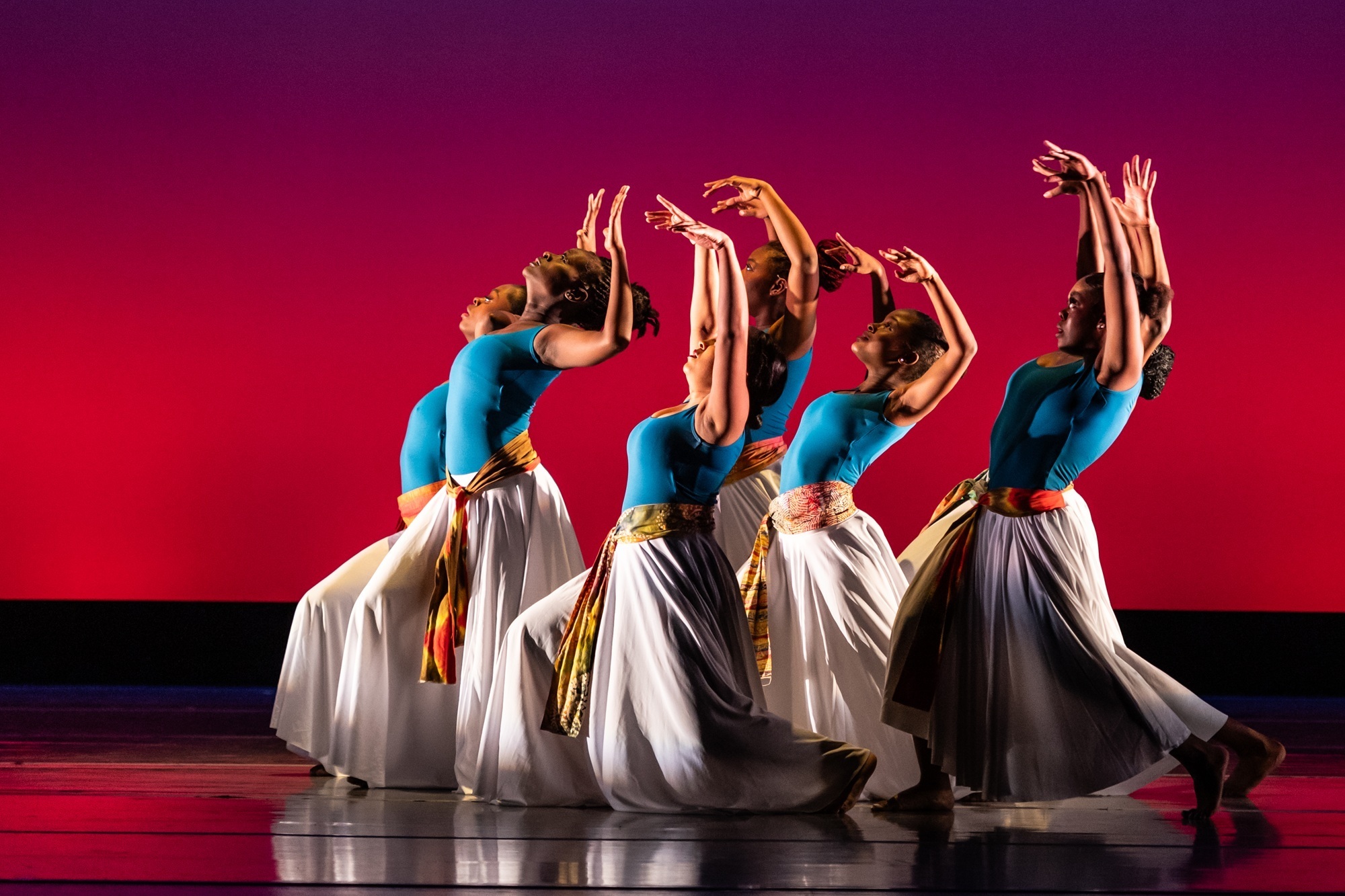 Alabama State University dance students performing at the Alabama Dance Festival in January 2025.
